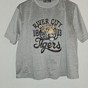 Gray River City Tigers Graphic T-Shirt